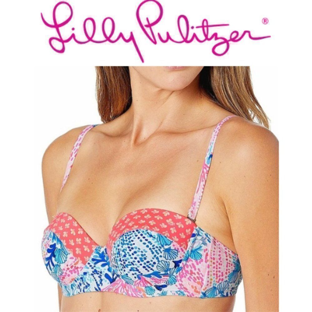 The Lilly Pulitzer Women's Leven Resort White Sway With Me Small bikini …